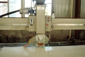 Slab cutting